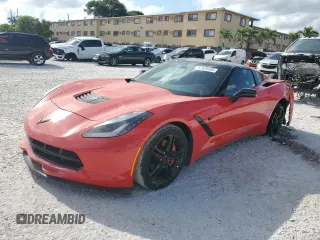 2016 Chevrolet Corvette 1LT z VIN 1G1YB2D74G5118221, wystawiony jako Copart lot #57670785 z przebiegiem 55 677 mil mil oraz Szkoda całkowita • Salvage title. Historia ofert i sprzedaży dostępna na DreamBid. Obrazek 1.