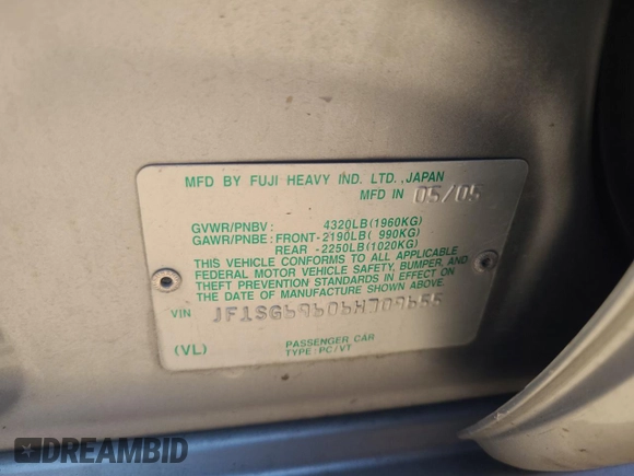 2006 Subaru Forester 2.5 XT Limited with VIN JF1SG69606H709655, listed as a Copart auction lot 72007934 with 168,531 mi miles and Salvage Title. Bid and sale history available at carsss.com. Image 12.