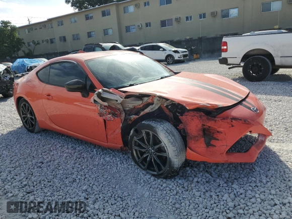 2017 Toyota 86 with VIN JF1ZNAA15H9708487, listed as a Copart auction lot 84851934 with 68,966 mi miles and Salvage Title. Bid and sale history available at carsss.com. Image 4.