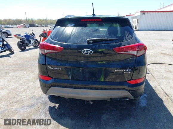 2017 Hyundai Tucson Sport with VIN KM8J3CA29HU400376, listed as a IAAI auction lot 42051949 with 82,717 mi miles and . Bid and sale history available at DreamBid. Image 16.