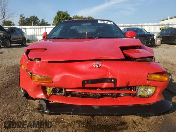 1993 Toyota MR2 z VIN JT2SW22P2P0063195, wystawiony jako Copart lot #68921224 z przebiegiem 155 528 mil mil oraz Czysty tytuł • Clean title. Historia ofert i sprzedaży dostępna na DreamBid. Obrazek 5.