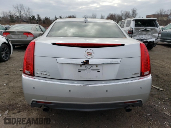 2012 Cadillac CTS with VIN 1G6DM5E33C0133056, listed as a Copart auction lot 41462265 with 190,349 mi miles and Salvage Title. Bid and sale history available at DreamBid. Image 6.