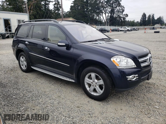 2007 Mercedes-Benz GL-Class with VIN 4JGBF71E97A212423, listed as a Copart auction lot 74560094 with 129,793 mi miles and Salvage Title. Bid and sale history available at carsss.com. Image 4.