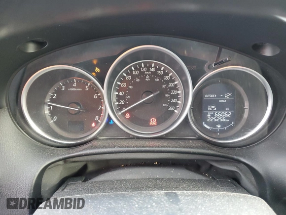 2016 Mazda CX-5 Sport with VIN JM3KE2BE4G0829900, listed as a Copart auction lot 45913495 with 225,256 mi miles and Salvage Title. Bid and sale history available at carsss.com. Image 9.