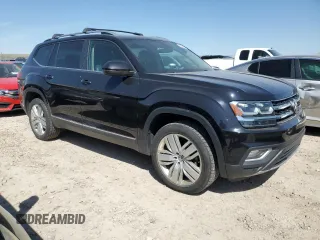 2019 Volkswagen Atlas SEL with VIN 1V2MR2CA1KC558169, listed as a Copart auction lot 53839925 with 95,852 mi miles and Salvage title. Bid and sale history available at DreamBid. Image 4.