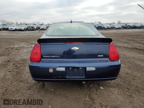 2007 Chevrolet Monte Carlo LT with VIN 2G1WK15K579332092, listed as a Copart auction lot 85427244 with 151,148 mi miles and Salvage Title. Bid and sale history available at carsss.com. Image 6.