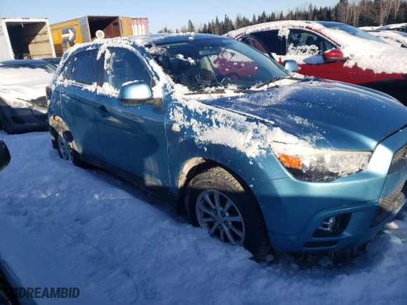 2012 Mitsubishi RVR SE with VIN JA4AJ3AUXCZ604119, listed as a Copart auction lot 45923315 with 166056 miles and Salvage Title. Bid and sale history available at carsss.com. Image 4.