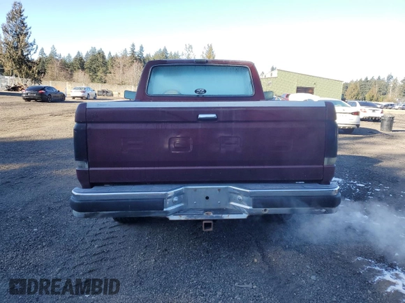 1990 Ford F-150 with VIN 1FTEF14N1LPB07246, listed as a Copart auction lot 45028045 with 328,759 mi miles and Clean Title. Bid and sale history available at carsss.com. Image 6.