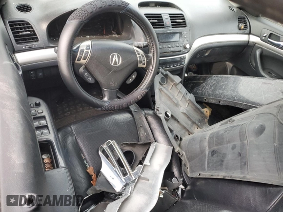 2006 Acura TSX with VIN JH4CL96826C028460, listed as a Copart auction lot 44718325 with 0 mi miles and Salvage Title. Bid and sale history available at carsss.com. Image 8.