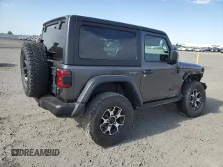 2023 Jeep Wrangler Rubicon with VIN 1C4HJXCG5PW652704, listed as a Copart auction lot 59762475 with 19,924 mi miles and Salvage title. Bid and sale history available at DreamBid. Image 3.