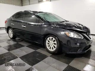 2018 Nissan Sentra SV with VIN 3N1AB7AP7JL650647, listed as a Copart auction lot 55791585 with 151,996 mi miles and Clean Title. Bid and sale history available at DreamBid. Image 4.