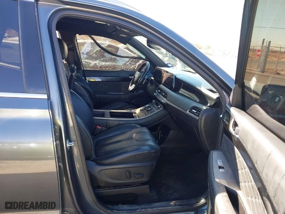 2022 Hyundai Palisade Calligraphy with VIN KM8R7DHE0NU361203, listed as a IAAI auction lot 41511146 with 55,477 mi miles. Bid and sale history available at carsss.com. Image 5.