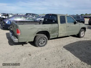 1999 Dodge Dakota SLT with VIN 1B7GL22X1XS228549, listed as a Copart auction lot 52900205 with 58,760 mi miles and Clean Title. Bid and sale history available at carsss.com. Image 3.