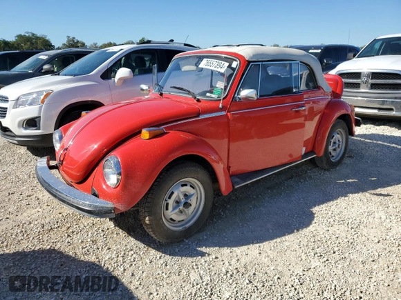 1979 Volkswagen Beetle with VIN 1592040787, listed as a Copart auction lot 76557394 with 59,607 mi miles and Non Repairable. Bid and sale history available at DreamBid. Image 1.