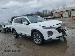 2020 Hyundai Santa Fe Limited with VIN 5NMS5CAD5LH214693, listed as a Copart auction lot 47571215 with 93,643 mi miles and Salvage Title. Bid and sale history available at carsss.com. Image 4.