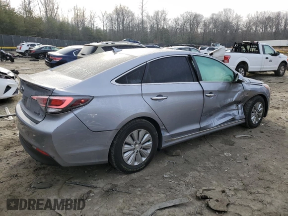 2016 Hyundai Sonata Hybrid SE with VIN KMHE24L10GA026027, listed as a Copart auction lot 36544383 with 97,939 mi miles. Bid and sale history available at carsss.com. Image 3.