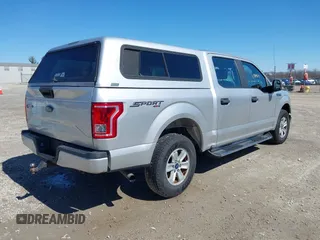 2016 Ford F-150 XLT with VIN 1FTEW1EPXGFC66567, listed as a IAAI auction lot 41801117 with 147,600 mi miles. Bid and sale history available at carsss.com. Image 4.