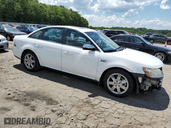 2008 Ford Taurus Limited with VIN 1FAHP25W68G160772, listed as a Copart auction lot 62863934 with 195,686 mi miles and Salvage Title. Bid and sale history available at carsss.com. Image 4.