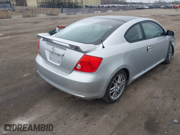 2007 Scion tC Spec with VIN JTKDE167470216949, listed as a IAAI auction lot 41872190 with 180,788 mi miles. Bid and sale history available at carsss.com. Image 4.