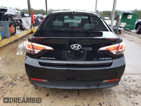 2017 Hyundai Sonata Hybrid SE with VIN KMHE24L16HA050088, listed as a Copart auction lot 39151904 with 118,004 mi miles. Bid and sale history available at carsss.com. Image 6.