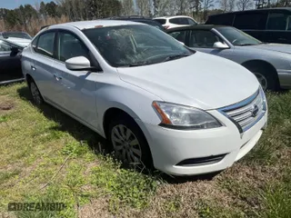 2014 Nissan Sentra SV with VIN 3N1AB7AP9EY308190, listed as a IAAI auction lot 41907552 with 1 mi miles. Bid and sale history available at carsss.com. Image 1.