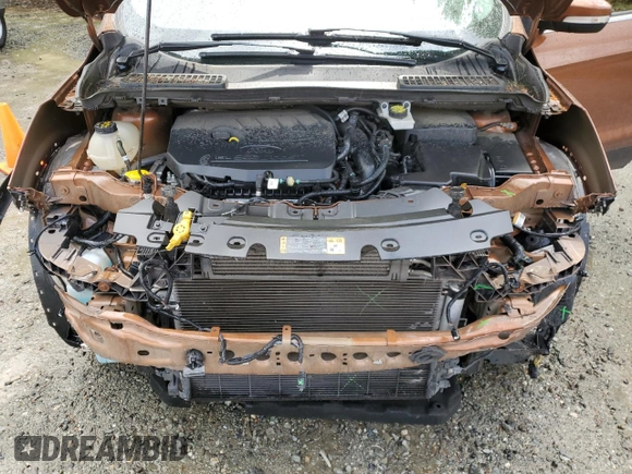 2017 Ford Escape Titanium with VIN 1FMCU9JD2HUE37456, listed as a Copart auction lot 53537315 with 60,029 mi miles and Salvage Title. Bid and sale history available at carsss.com. Image 12.