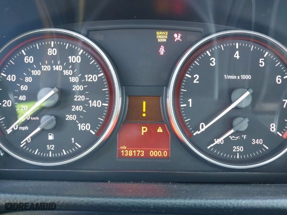 2009 BMW 3 Series 328i with VIN WBAWB33569P137264, listed as a IAAI auction lot 38951216 with 138,173 mi miles. Bid and sale history available at carsss.com. Image 7.