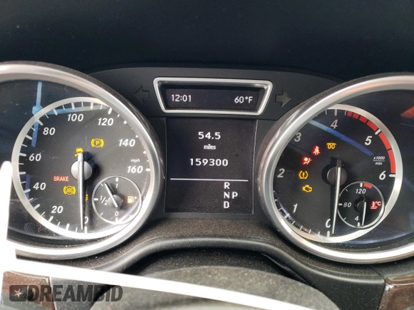 2012 Mercedes-Benz M 350 with VIN 4JGDA2EB0CA053022, listed as a Copart auction lot 54265885 with 159,300 mi miles and Clean Title. Bid and sale history available at DreamBid. Image 9.
