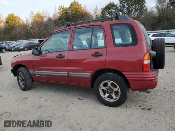 2000 Chevrolet Tracker z VIN 2CNBE13C4Y6944341, wystawiony jako Copart lot #81930714 z przebiegiem 109 501 mil mil oraz Szkoda całkowita • Salvage title. Historia ofert i sprzedaży dostępna na DreamBid. Obrazek 2.