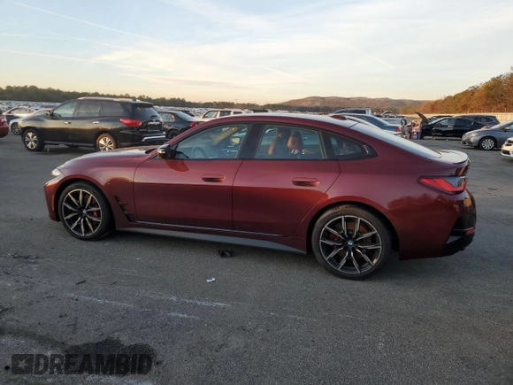 2022 BMW 4 Series M440i xDrive z VIN WBA13AW01NFM58124, wystawiony jako Copart lot #85731994 z przebiegiem 15 922 mil mil oraz Szkoda całkowita • Salvage title. Historia ofert i sprzedaży dostępna na DreamBid. Obrazek 2.