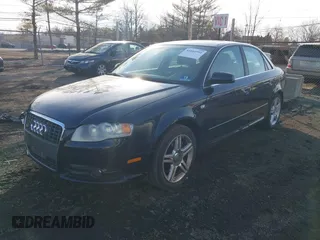 2008 Audi A4 2.0T with VIN WAUDF78E18A076760, listed as a IAAI auction lot 41664991 with 130,234 mi miles. Bid and sale history available at carsss.com. Image 2.