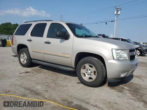 2007 Chevrolet Tahoe LS with VIN 1GNFC13C97J313072, listed as a Copart auction lot 59025465 with 219,567 mi miles and Clean title. Bid and sale history available at DreamBid. Image 4.