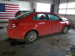 2017 Chevrolet Sonic LT with VIN 1G1JD5SH7H4120058, listed as a Copart auction lot 45819815 with 0 mi miles and Non Repairable. Bid and sale history available at carsss.com. Image 3.