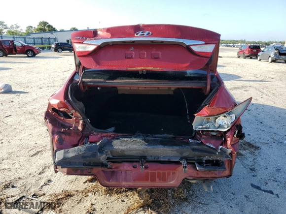 2011 Hyundai Sonata GLS with VIN 5NPEB4AC3BH104374, listed as a Copart auction lot 50812275 with 210,967 mi miles and Salvage Title. Bid and sale history available at carsss.com. Image 6.
