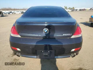 2006 BMW 6 Series 650Ci with VIN WBAEH13496CR50851, listed as a Copart auction lot 87455644 with 57,481 mi miles and Salvage Title. Bid and sale history available at carsss.com. Image 6.
