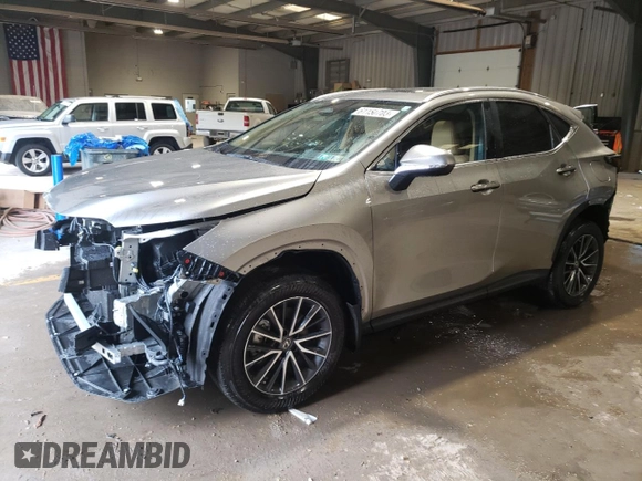 2023 Lexus NX with VIN 2T2GKCEZ7PC013101, listed as a Copart auction lot 61150703 with 3,621 mi miles. Bid and sale history available at carsss.com. Image 1.