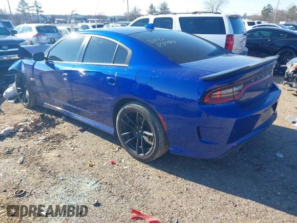 2021 Dodge Charger Scat Pack Widebody with VIN 2C3CDXGJ4MH619280, listed as a IAAI auction lot 41270410 with 59,939 mi miles. Bid and sale history available at carsss.com. Image 3.
