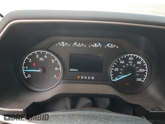2021 Ford F-150 XL with VIN 1FTEW1C86MKE53397, listed as a Copart auction lot 56956825 with 62,848 mi miles and Salvage title. Bid and sale history available at DreamBid. Image 9.