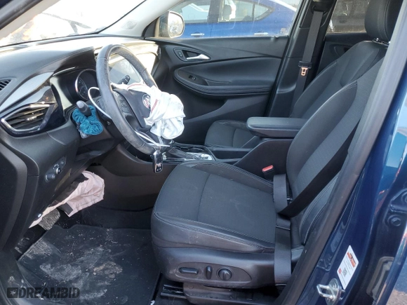 2020 Buick Encore GX Preferred with VIN KL4MMCSL7LB110674, listed as a Copart auction lot 87683585 with 45,220 mi miles and Salvage Title. Bid and sale history available at carsss.com. Image 7.