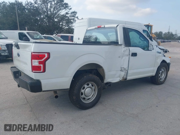 2018 Ford F-150 XL with VIN 1FTMF1EBXJFB94518, listed as a IAAI auction lot 41463535 with 137,037 mi miles. Bid and sale history available at carsss.com. Image 4.
