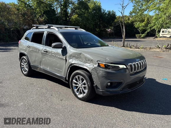 2021 Jeep Cherokee Latitude Plus z VIN 1C4PJMLB5MD109942, wystawiony jako Copart lot #66739905 z przebiegiem 20 197 mil mil oraz Czysty tytuł • Clean title. Historia ofert i sprzedaży dostępna na DreamBid. Obrazek 1.