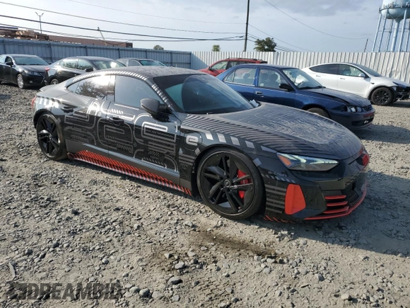 2023 Audi RS e-tron GT z VIN WAUAHBFW8P7901345, wystawiony jako Copart lot #71465134 z przebiegiem 17 345 mil mil oraz Szkoda całkowita • Salvage title. Historia ofert i sprzedaży dostępna na DreamBid. Obrazek 4.