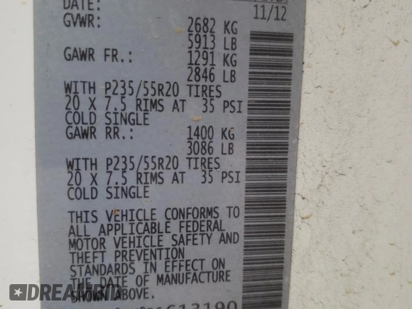 2013 Nissan Pathfinder Platinum z VIN 5N1AR2MM0DC613190, wystawiony jako Copart lot #51252275 z przebiegiem 184 254 mil mil oraz Szkoda całkowita • Salvage title. Historia ofert i sprzedaży dostępna na DreamBid. Obrazek 16.