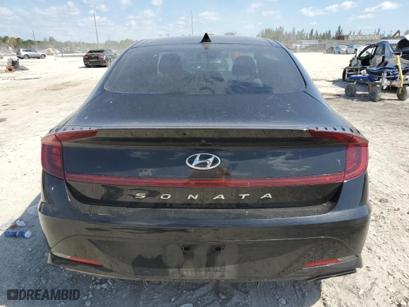 2022 Hyundai Sonata SEL with VIN KMHL14JA4NA220912, listed as a Copart auction lot 52080794 with 34,071 mi miles and Non Repairable. Bid and sale history available at carsss.com. Image 6.