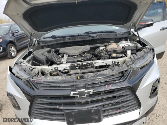 2022 Chevrolet Blazer LT with VIN 3GNKBDRSXNS168587, listed as a Copart auction lot 78037614 with 44,075 mi miles and Salvage Title. Bid and sale history available at carsss.com. Image 11.