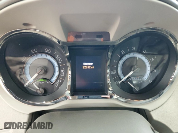 2013 Buick LaCrosse Leather with VIN 1G4GC5ER3DF184875, listed as a Copart auction lot 58577345 with 92,612 mi miles and Salvage title. Bid and sale history available at DreamBid. Image 9.