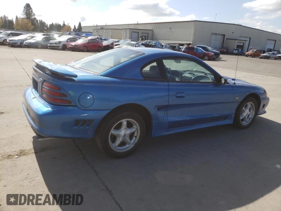 1995 Ford Mustang GT with VIN 1FALP42T1SF201743, listed as a Copart auction lot 49738905 with 187,644 mi miles and Salvage title. Bid and sale history available at DreamBid. Image 3.