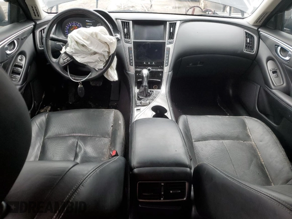 2016 Infiniti Q50 2.0t Premium with VIN JN1CV7AR5GM250313, listed as a Copart auction lot 50834625 with 113,245 mi miles and Salvage Title. Bid and sale history available at carsss.com. Image 8.