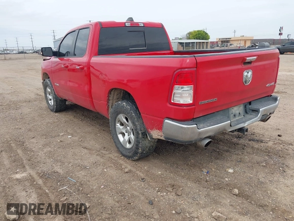 2020 Ram 1500 Big Horn with VIN 1C6SRFBT0LN281594, listed as a IAAI auction lot 42050933 with 146,028 mi miles. Bid and sale history available at carsss.com. Image 3.