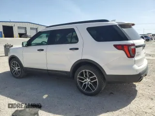 2017 Ford Explorer Sport with VIN 1FM5K8GTXHGA16039, listed as a Copart auction lot 49606295 with 89,697 mi miles and Salvage title. Bid and sale history available at DreamBid. Image 2.